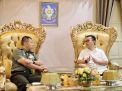 Bahas Kesiapan Kedatangan Pandam, Bupati Soppeng Terima Kunjungan Danrem 141/TP
