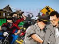 Tangkap Anggota Geng Motor, Polisi Diserang Busur 